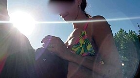 Giving my neighbor a handjob leads to a hot encounter