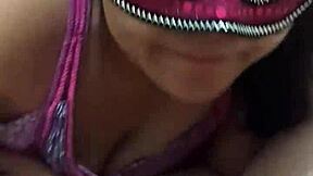 Filipina wife takes surprise cumshot on camera
