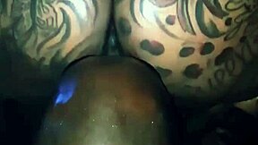Inked buttocks smothering my mug