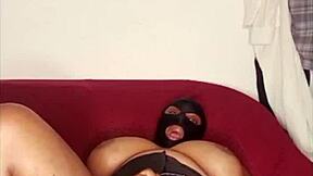 African beauty explores pleasure with toys
