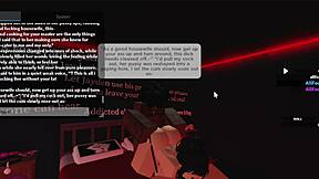 Roblox porn video featuring interracial sex and deepthroating