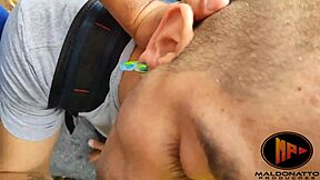 First time gay cruising in a parking lot - Watch it all on the internet