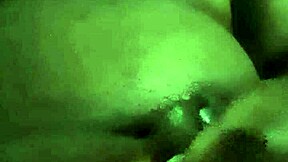 Masturbation with a large black penis