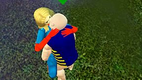 In a world where the Sims meets Marvel, witness the epic battle between Captain Marvel and Thanos in this 3D porn video.