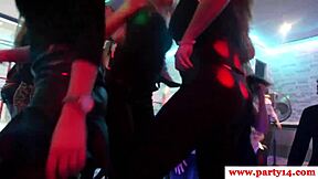 European beauty gets screwed in a wild party