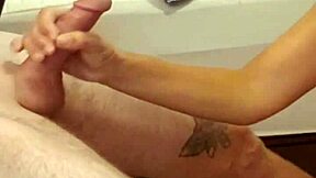 Young girlfriend gives an incredible head and shows off her assets