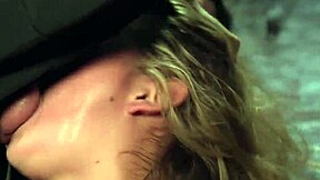 Fetish-bound blonde gets deep throat fucked and choked