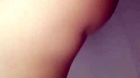 Hot milf gets a good spanking and shaking with a long hair tease