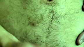 Gay guy masturbates and cum on his stomach
