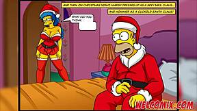 The most beautiful buttocks in The Simptoons Simpsons porn collection