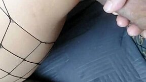 Close up and personal: Pierced nipples and anal toy play
