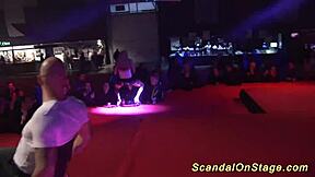 Scandalous performance on the public stage of the concert hall