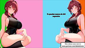 Squid game: Joi's second-hand masturbation test in Spanish and English subtitles