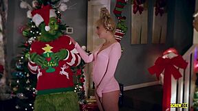 Lingerie clad babes in hot monster sex orgy