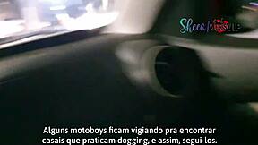 Slut wife gets dogged by stranger at Mirante da Lapa