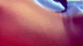 Cumshot with fingers in the pussy of a porn star