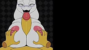 Toriel the teacher from Deltarune in hot sex action