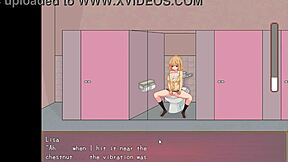 College woman having sex with men in BT Life new Hentai game