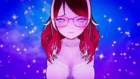 Japanese girlfriend gets bent over for wild 3D sex
