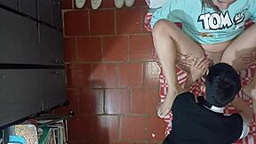 Stepson and stepmother's intimate moment captured on camera