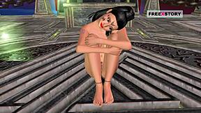 3D Indian bhabhi in sexy positions in animated porn