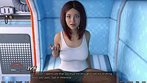 stranded in space 105 - plotting a steamy threesome with curvy bisexual neighbor