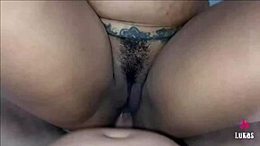 I entered the room and had sex with her in the hair and filled her ass with cum