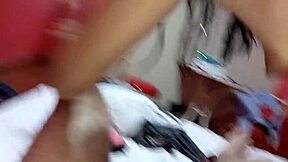 Get some hardcore Latina pussy action with natural tits