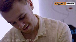 Massage with a twist for Leo Alfano, gay porn video