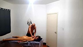 Pretty masseuse gets more than she bargained for