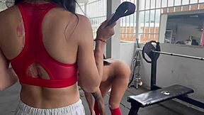 Fitness journey with transgender companion May Hernandez outdoors
