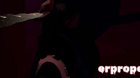 Arcee and Starscream in VRChat glory hole fun