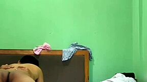 Hot Indian couple’s passionate hotel room sex scene