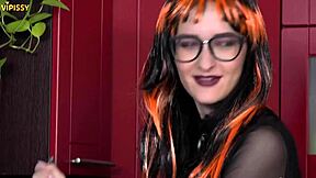 Hot and steamy lesbian scene with girls in costumes and clothes ripped