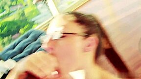Nerdy Obsession with Melanie's Big Black Dick Desires and Curvy Body in Interracial Action