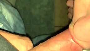 Skinny neighbor’s wife gives blow job while washing dishes in the bathroom