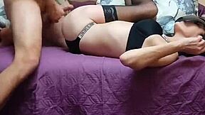 Beautiful wife gets hot scene with agent for adult film