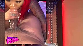 Black beauties suck and lick big cocks and get facial
