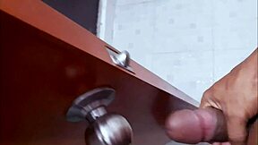 A guy was masturbating a girl with a big ass from Colombia