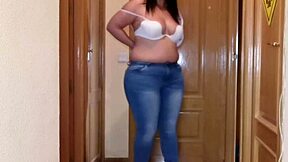 I danced and shook my jeans on my hot booty
