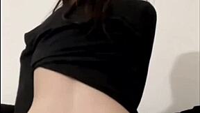 A hot British girl plays with different sex toys in this video