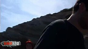 Skinny French teen Mahylis fucked on the beach by Alex
