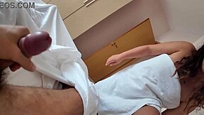 stepson fantasized about curvy stepmom naked in bedroom with big natural tits. late night thoughts turned into steamy pov dreams.