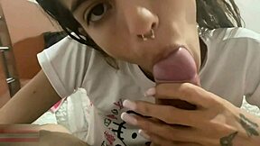 flaca sexy sucks cock like a total champ