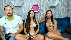 Anal with Best Friend for the First Time in Wild Outdoor Threesome. European Amateurs Explore New Boundaries.