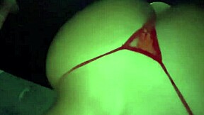 esposa enjoying herself with a guy at the glory hole swing house