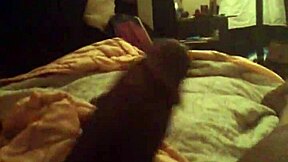Shemale strokes big cock solo