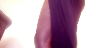 Ebony Bisexual Guy in Nairobi Teases with His Big Cock