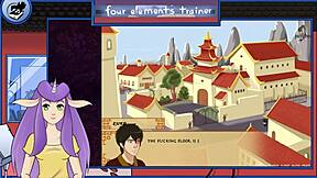 Watch as Avatar's four elements come to life in this hentai game