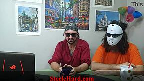 This last Steele Hard podcast featuring a pornstar and threesome action